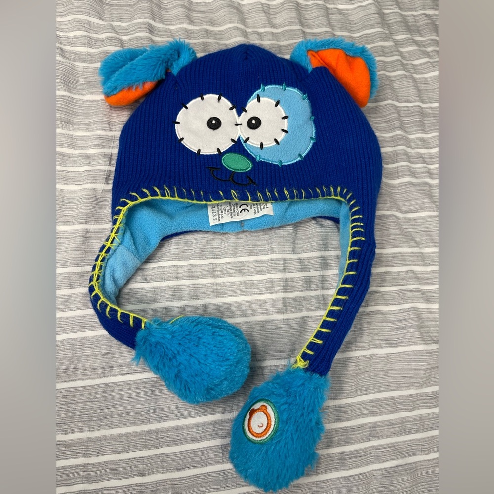 Flipeez Peek-a-Boo Playful Puppy Action Hat - Youth One Size